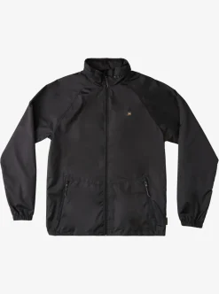 Mens Quiksilver Jackets|Waterman Shell Shock Water-Resistant Lightweight Mini Ripstop Windbreaker