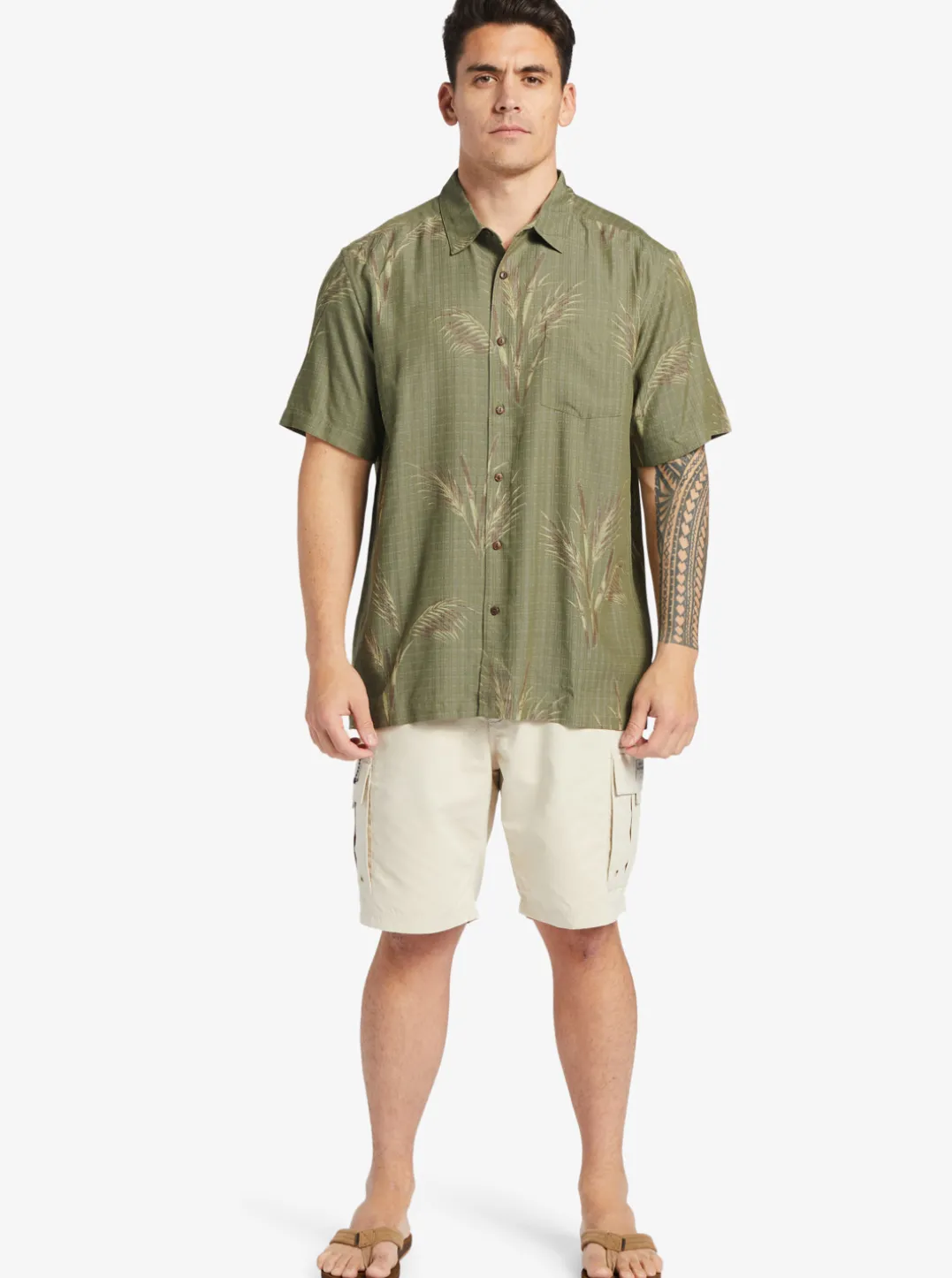 Mens Quiksilver Shirts & Polos|Waterman Skipped Out Woven Shirt
