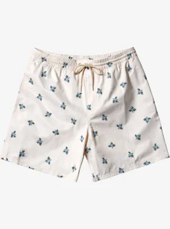 Mens Quiksilver Elastic Waist|Waterman Small Pedals 17" Volleys