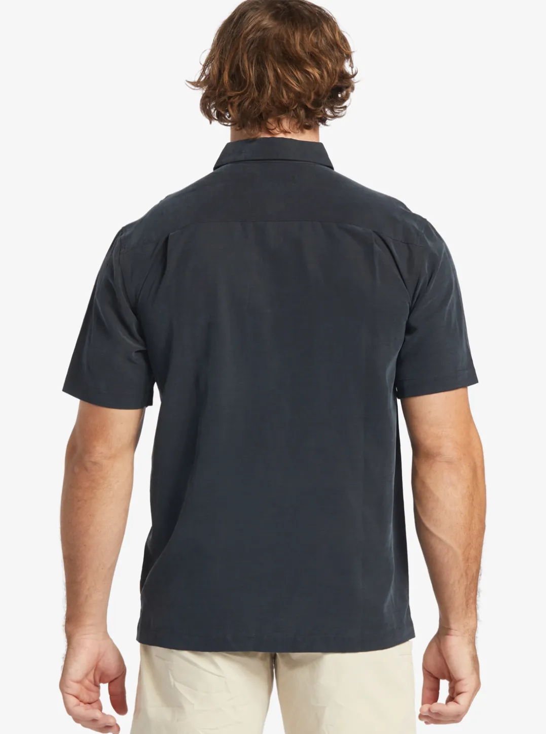 Mens Quiksilver Shirts & Polos|Waterman Tahiti Palms Premium Anti-Wrinkle Shirt