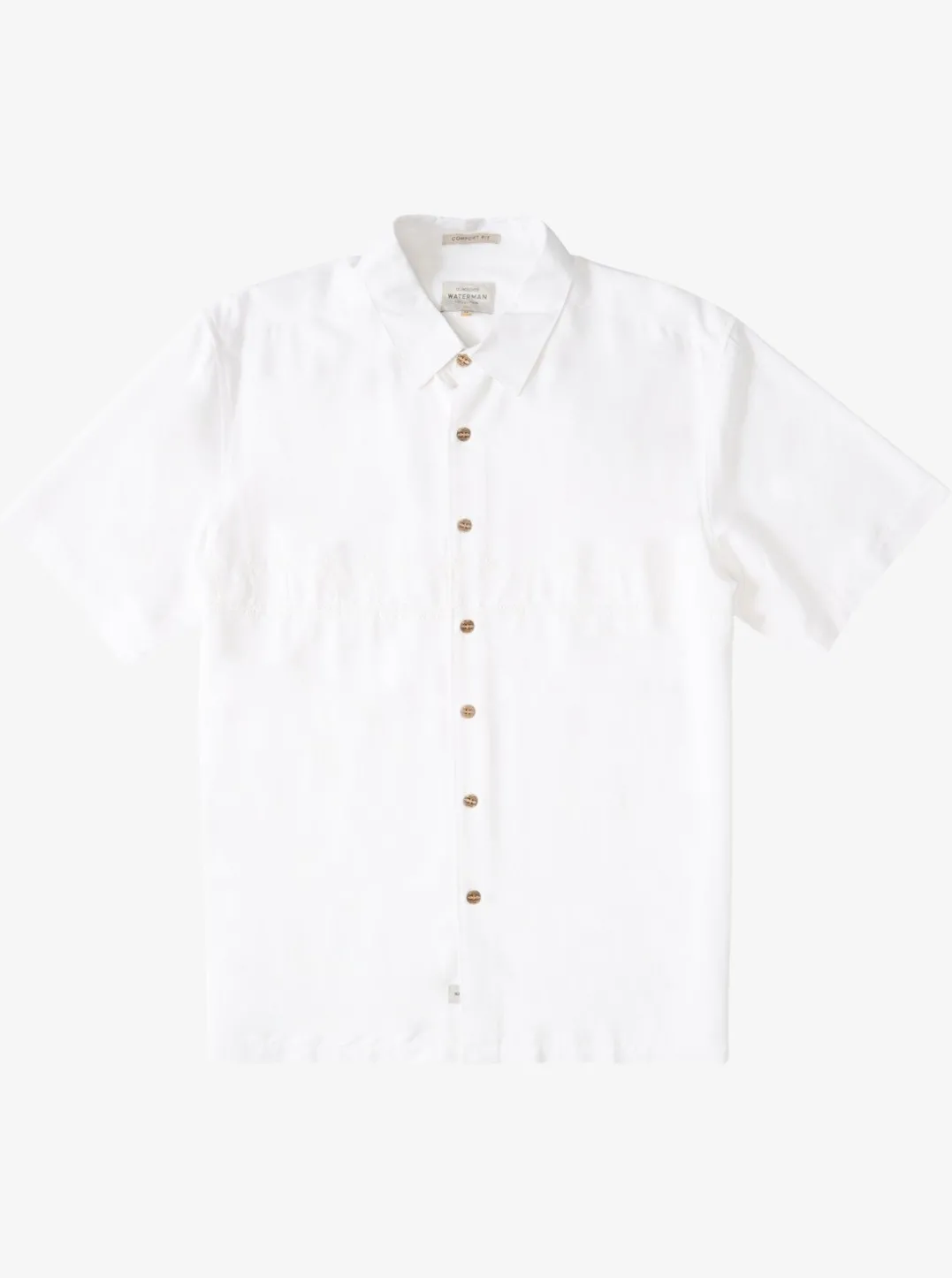 Mens Quiksilver Shirts & Polos|Waterman Tahiti Palms Premium Anti-Wrinkle Shirt