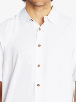Mens Quiksilver Shirts & Polos|Waterman Tahiti Palms Premium Anti-Wrinkle Shirt