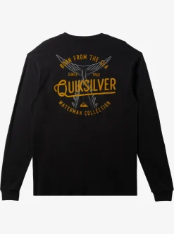 Mens Quiksilver Tees|Waterman Tails Up Long Sleeve T-Shirt
