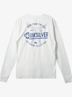 Mens Quiksilver Tees|Waterman Tails Up Long Sleeve T-Shirt