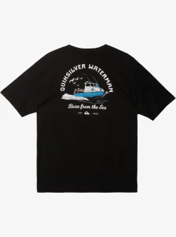 Mens Quiksilver Tees|Waterman Todos Run T-Shirt