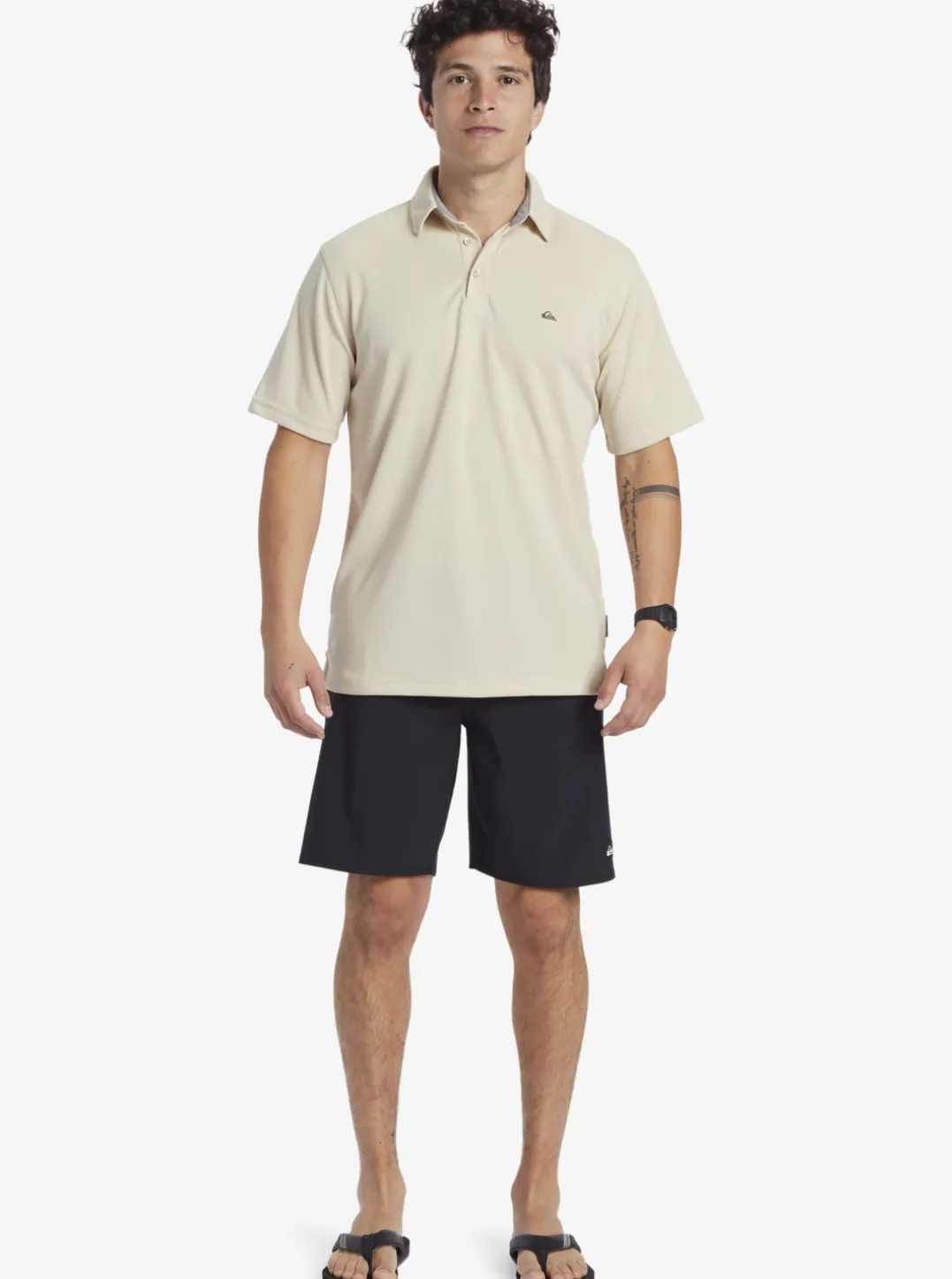 Mens Quiksilver Shirts & Polos|Waterman Water Short Sleeve Polo Shirt
