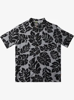 Mens Quiksilver Shirts & Polos|Waterman Waterfall Rain Short Sleeve Shirt