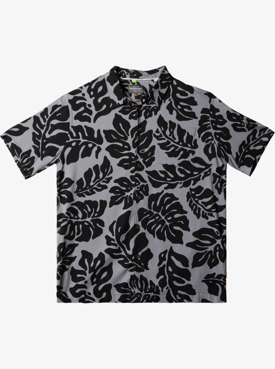 Mens Quiksilver Shirts & Polos|Waterman Waterfall Rain Short Sleeve Shirt