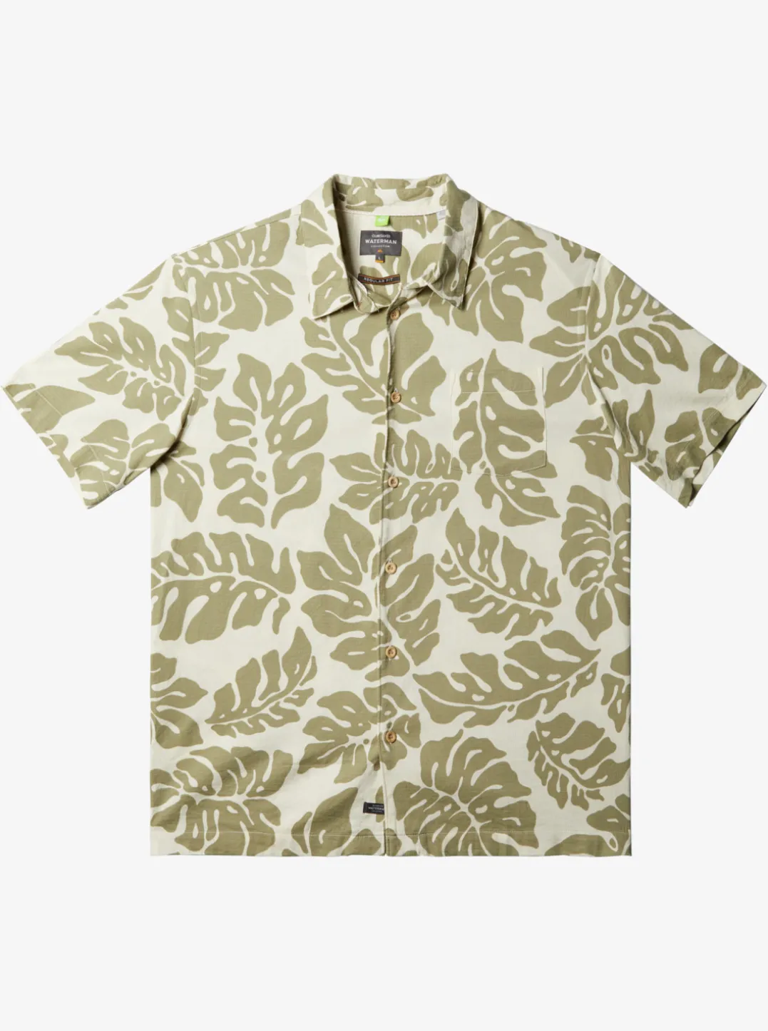 Mens Quiksilver Shirts & Polos|Waterman Waterfall Rain Short Sleeve Shirt