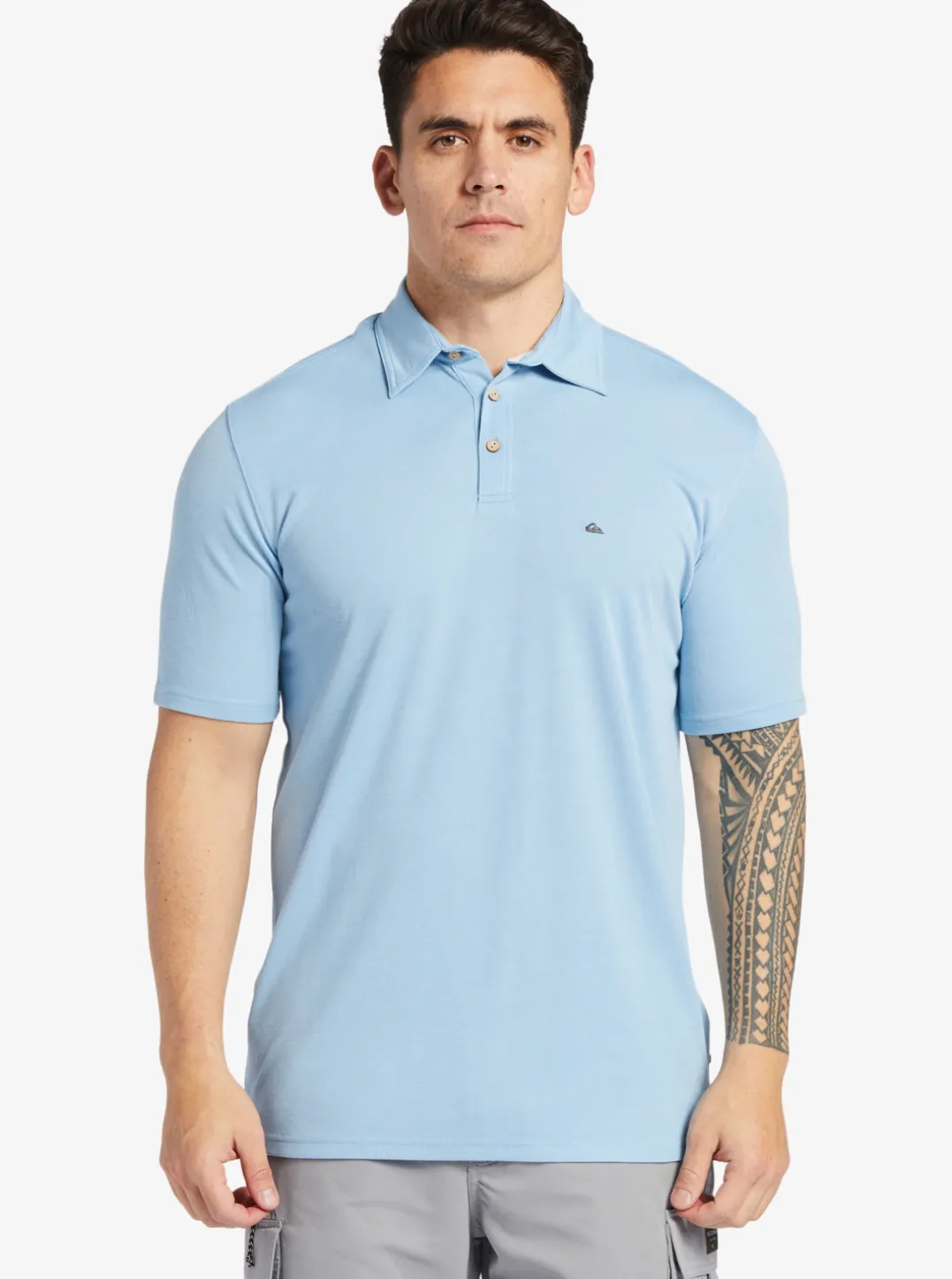 Mens Quiksilver Shirts & Polos|Waterman Waterpolo Short Sleeve Polo Shirt