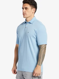 Mens Quiksilver Shirts & Polos|Waterman Waterpolo Short Sleeve Polo Shirt