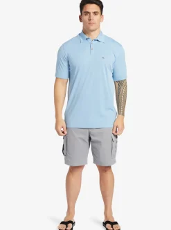 Mens Quiksilver Shirts & Polos|Waterman Waterpolo Short Sleeve Polo Shirt