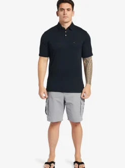 Mens Quiksilver Shirts & Polos|Waterman Waterpolo Short Sleeve Polo Shirt