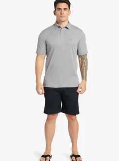 Mens Quiksilver Shirts & Polos|Waterman Waterpolo Short Sleeve Polo Shirt