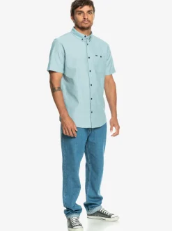 Mens Quiksilver Shirts & Polos|Winfall Short Sleeve Shirt