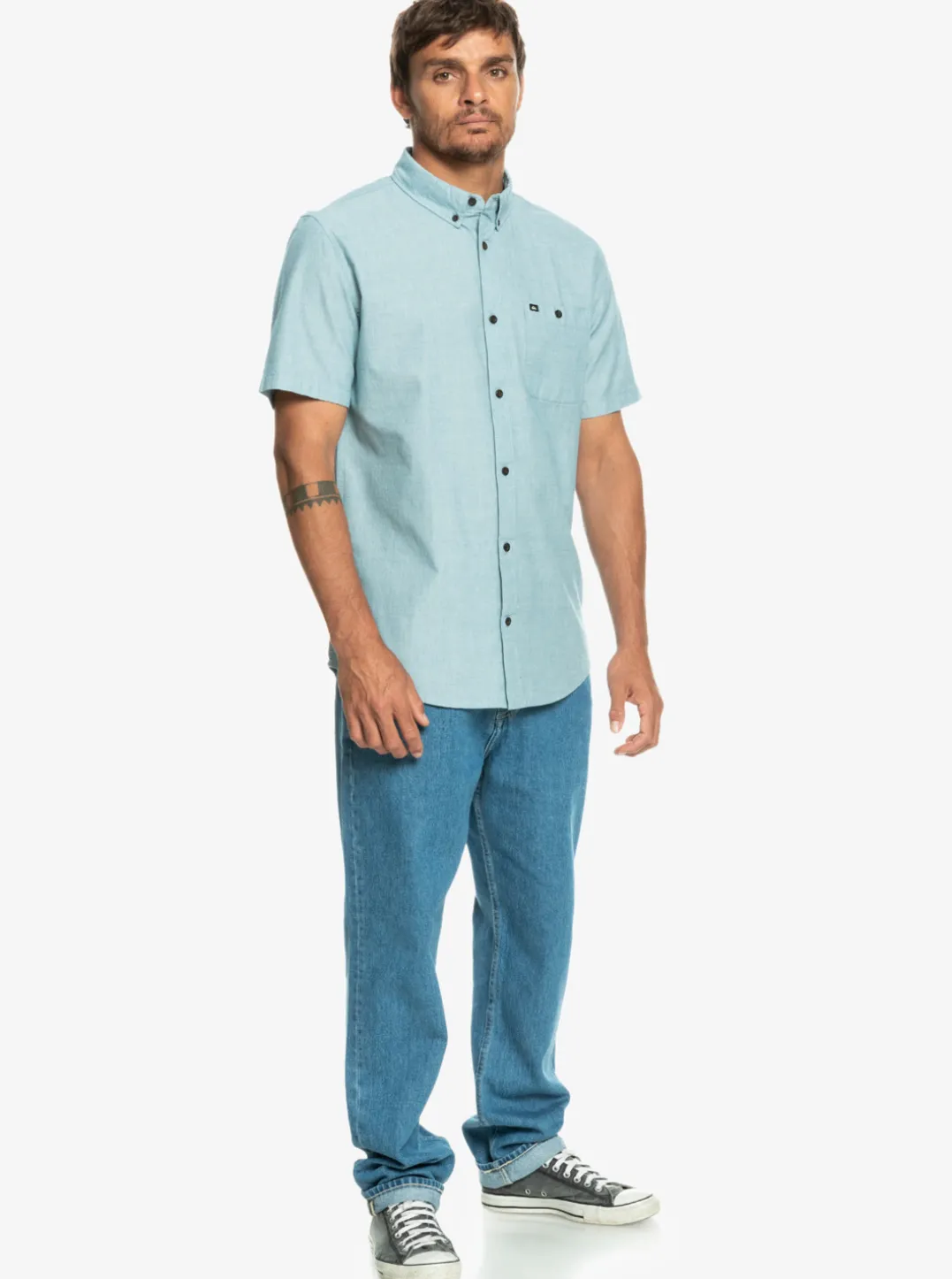 Mens Quiksilver Shirts & Polos|Winfall Short Sleeve Shirt